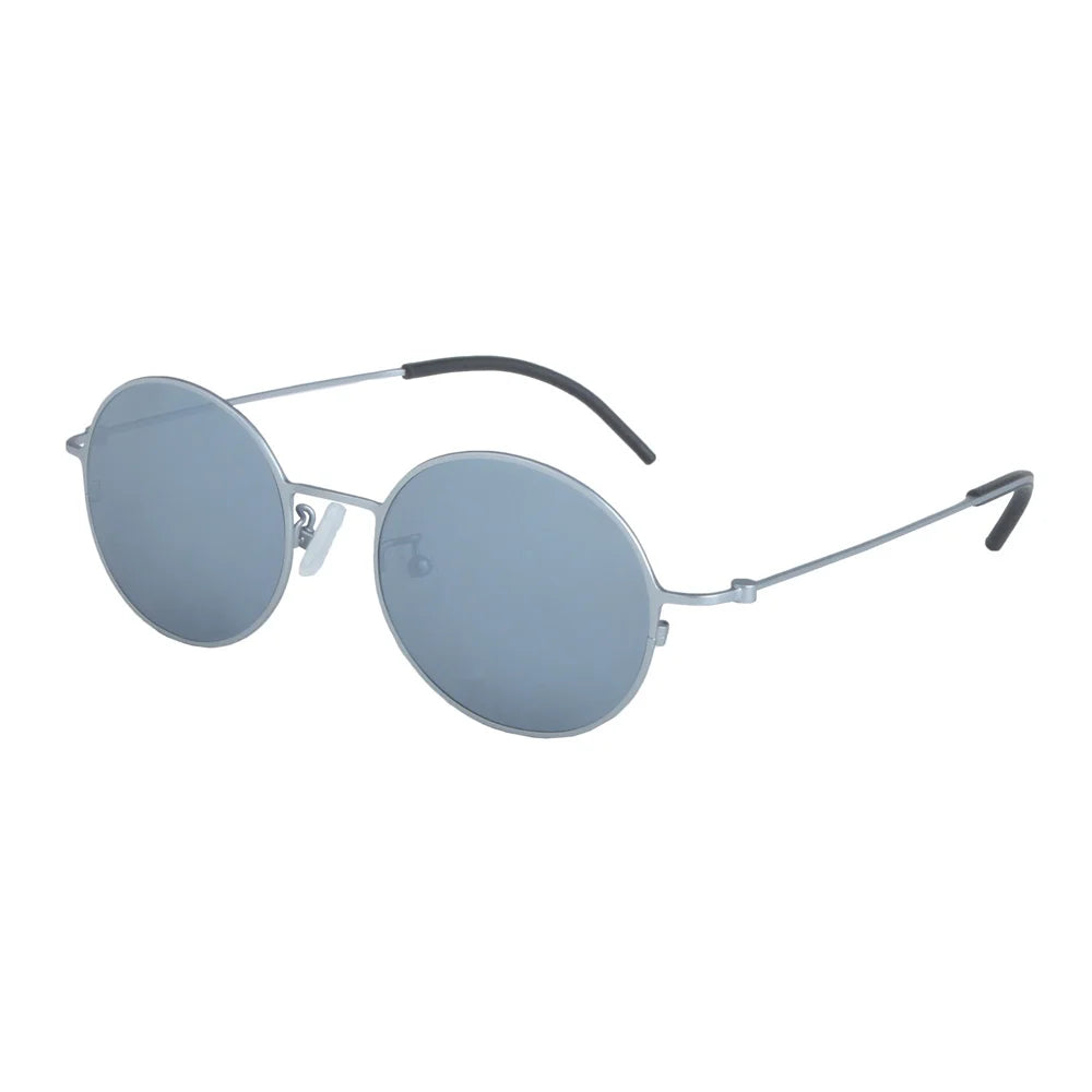 Pure Titanium Round Man Sunglasses