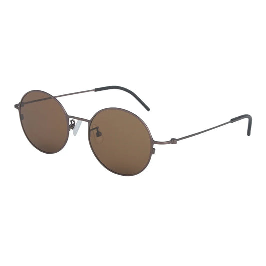 Pure Titanium Round Man Sunglasses